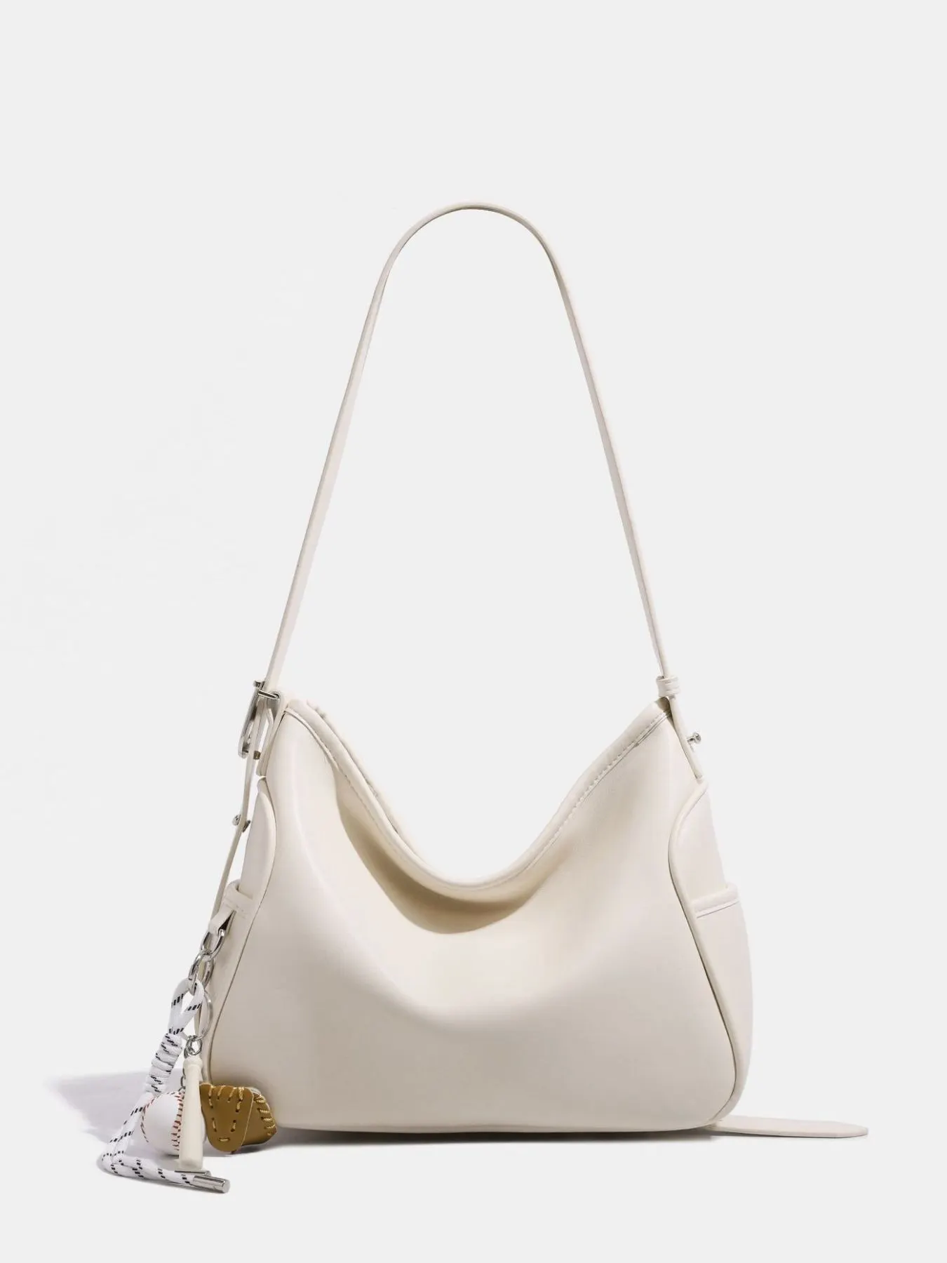 Leather Slouchy Shoulder Bag