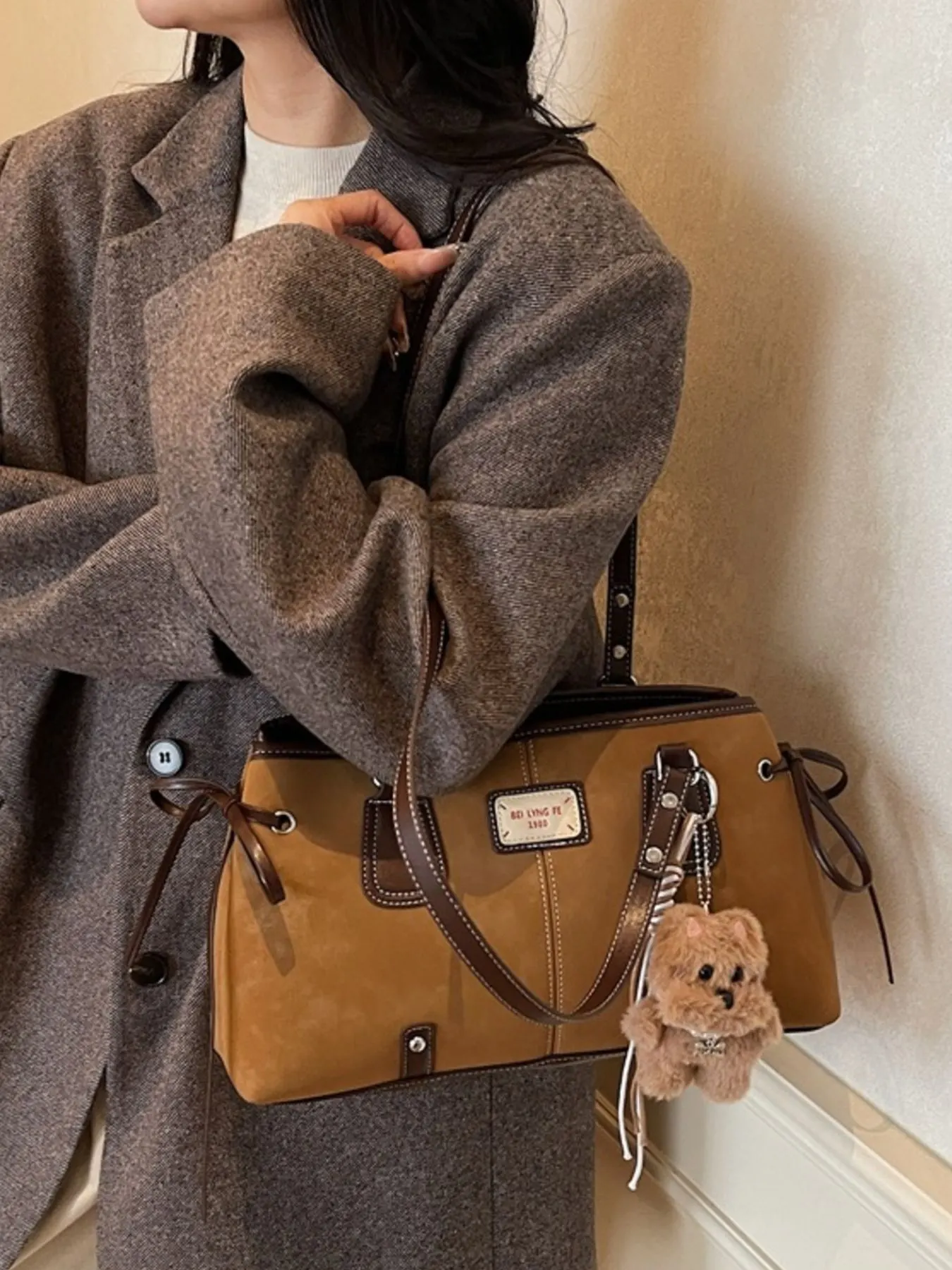 Side Tie Shoulder Bag